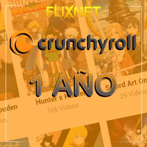 cuenta crunchyroll mega fan 1 año